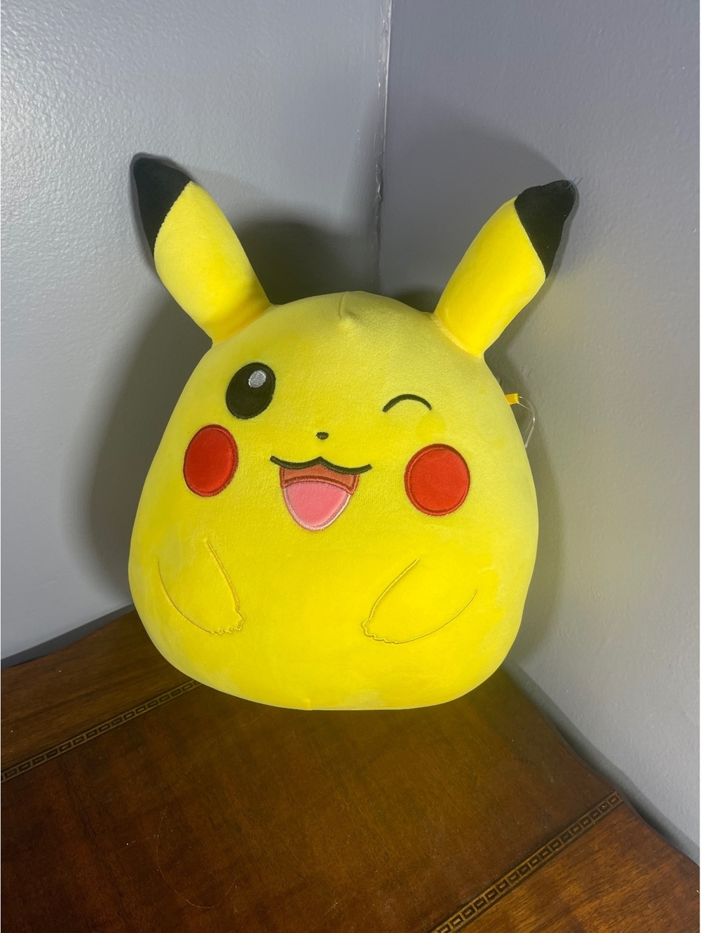 Pokemon Pikachu Plush Toy Winking Face